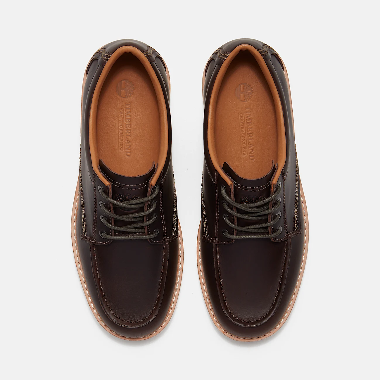 Mens Timberland Oak Forge Shoe TBL Dark Brown FullGrain ALT2