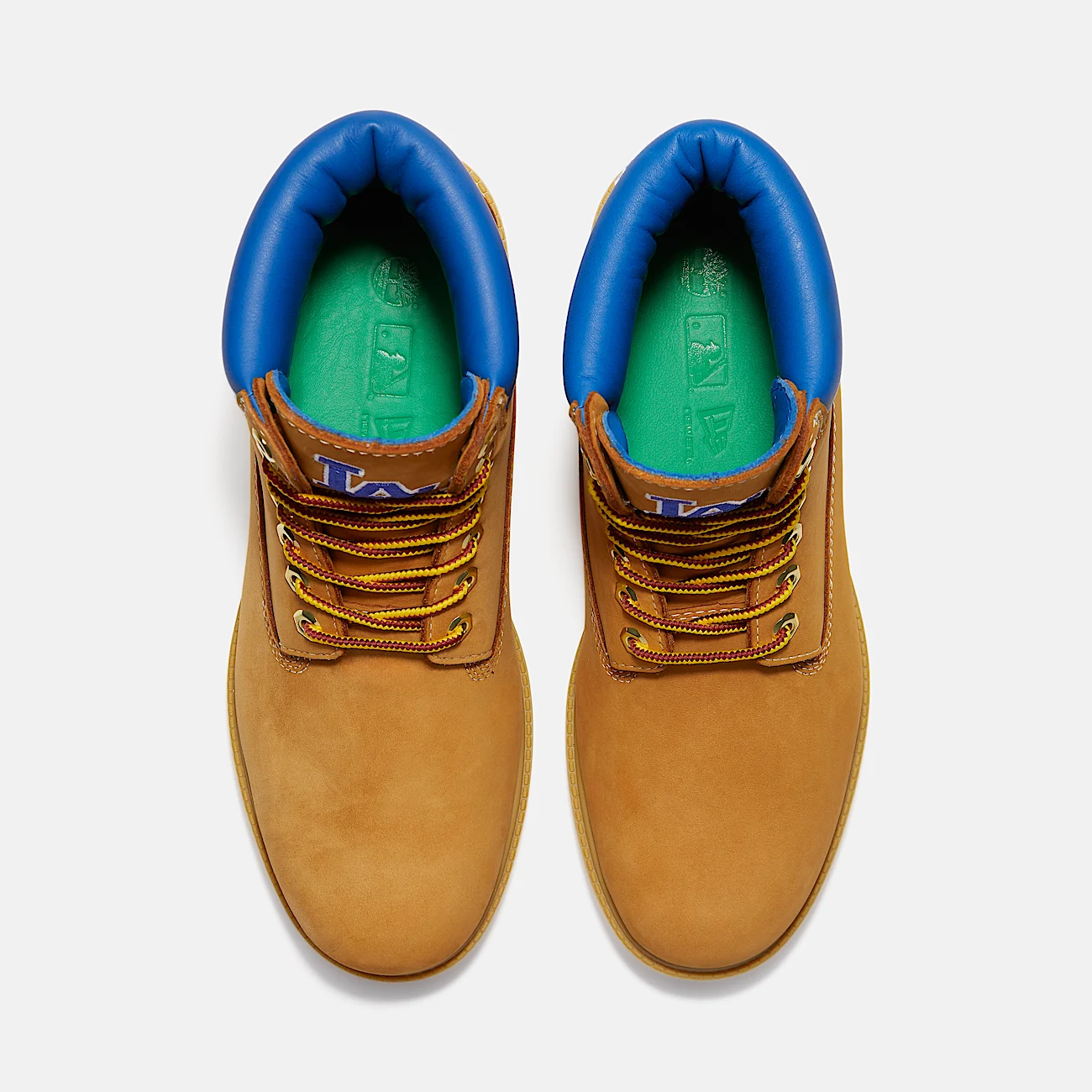 Mens Timberland x New Era Dodgers 6Inch Waterproof Boot TBL Wheat Dodgers ALT2