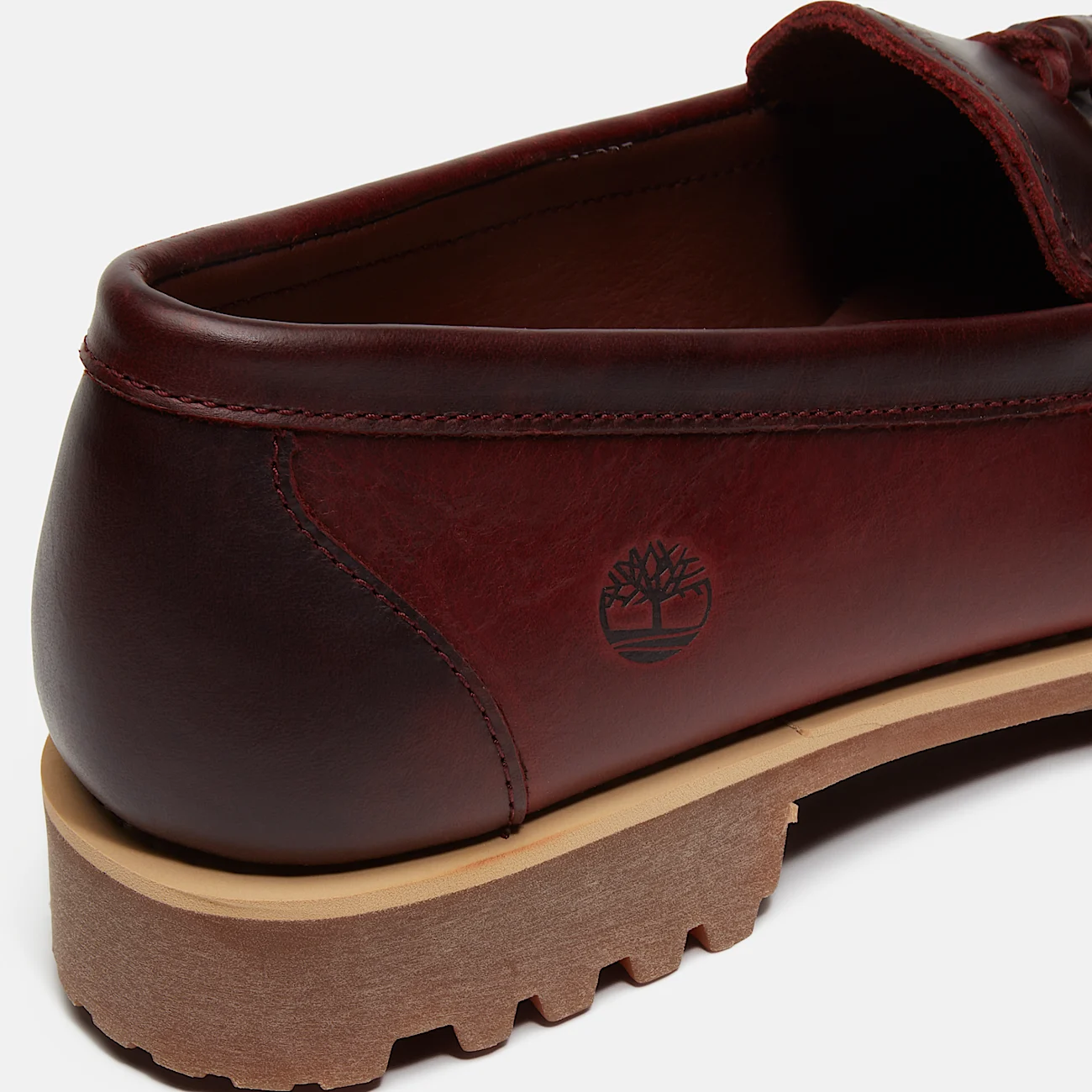 Mens Timberland Authentic Loafer TBL Burgundy FullGrain ALT9