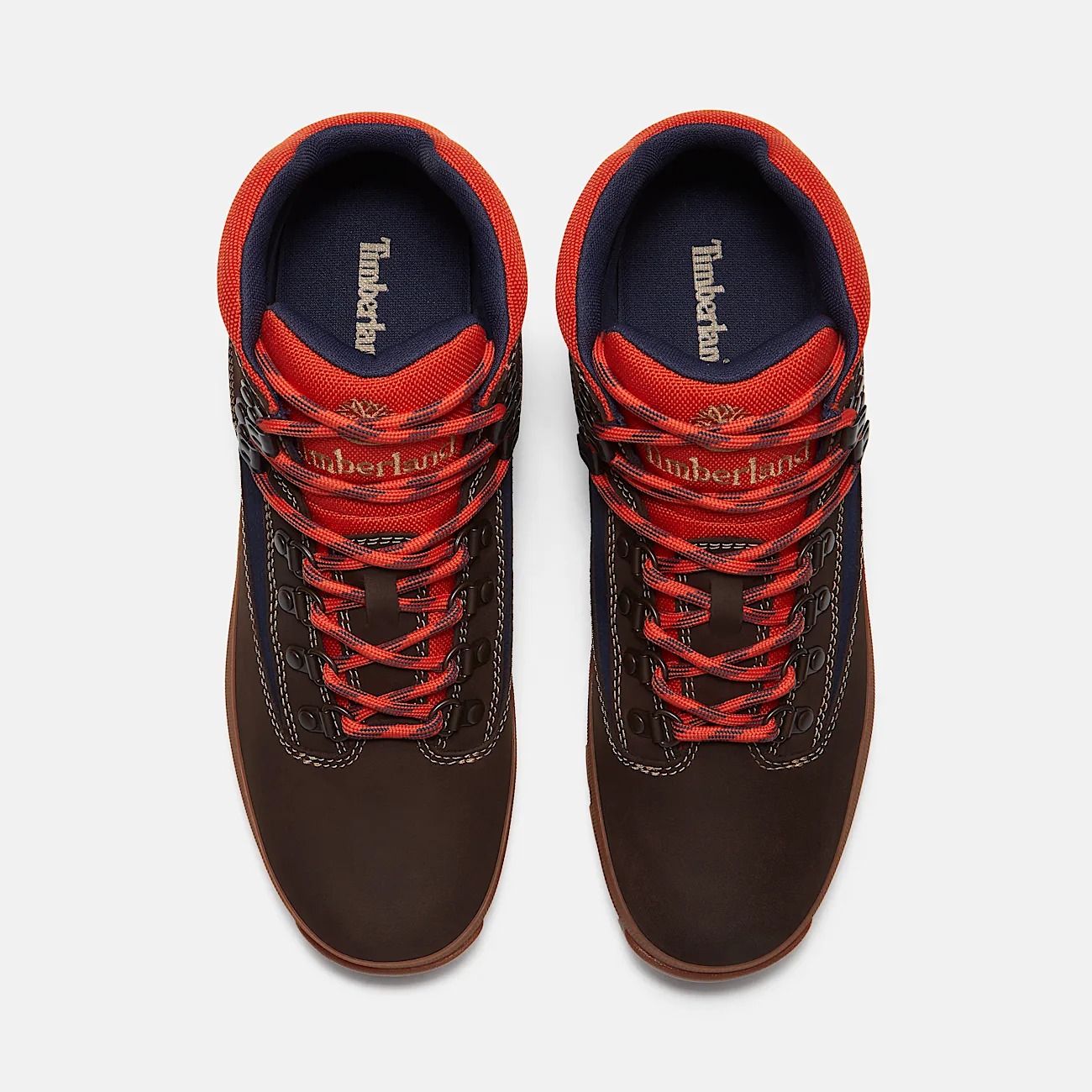 Mens Euro Hiker TBL Dark Brown NubuckDark Blue ALT2