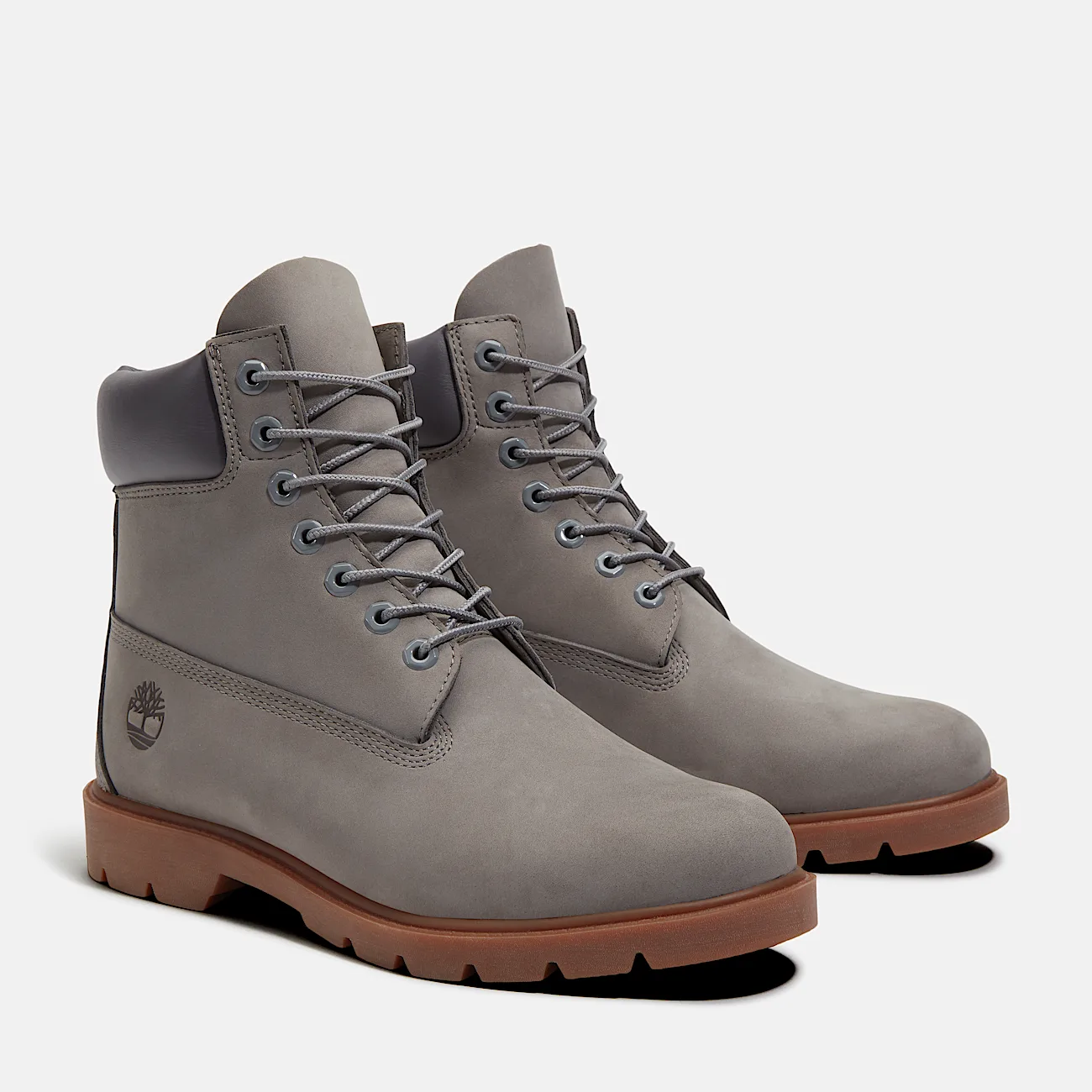 Mens Timberland Classic 6Inch Waterproof Boot TBL Medium Grey Nubuck ALT4