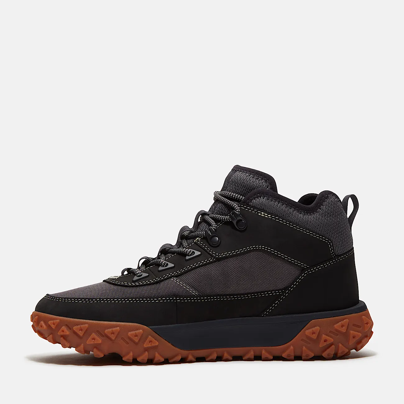 Mens GreenStride Motion 6 Mid Sneaker TBL Dark Grey Mesh ALT6