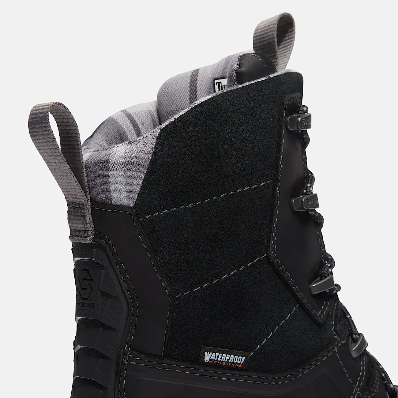 Mens Siberian CSA 8 Composite Toe Waterproof Insulated Work Boot TBL Black FullGrain ALT7