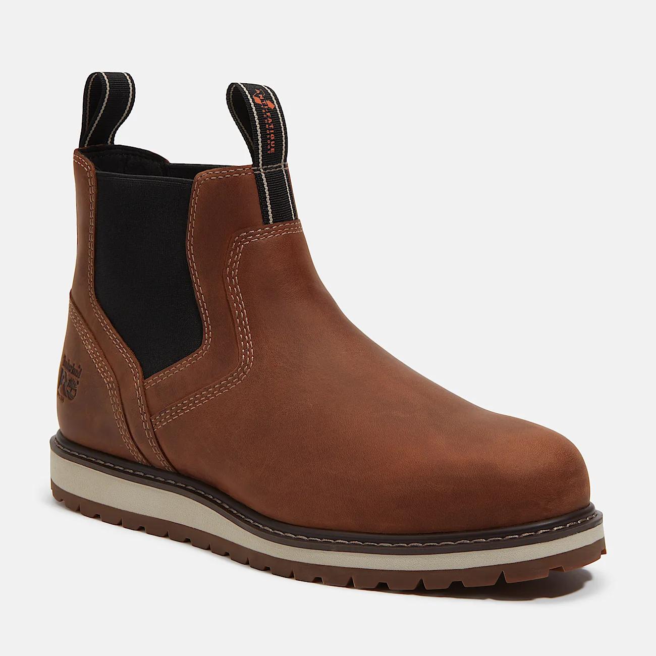 Mens Irvine Chelsea Soft Toe Work Boot TBL Medium Brown FullGrain ALT1
