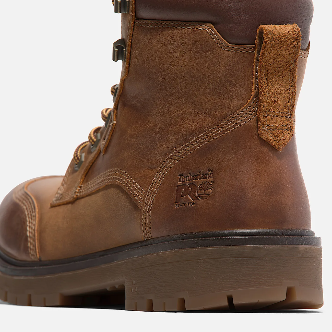 Mens Timberland PRO Whitman 6 Soft Toe Work Boot TBL Medium Brown FullGrain ALT7