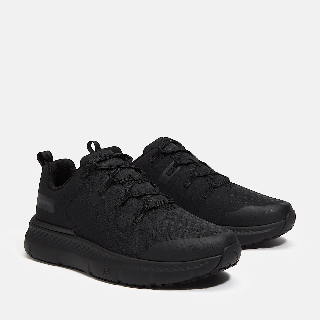 Mens Power Shift SlipResistant Hospitality Work Sneaker TBL Black Ripstop Nylon ALT4
