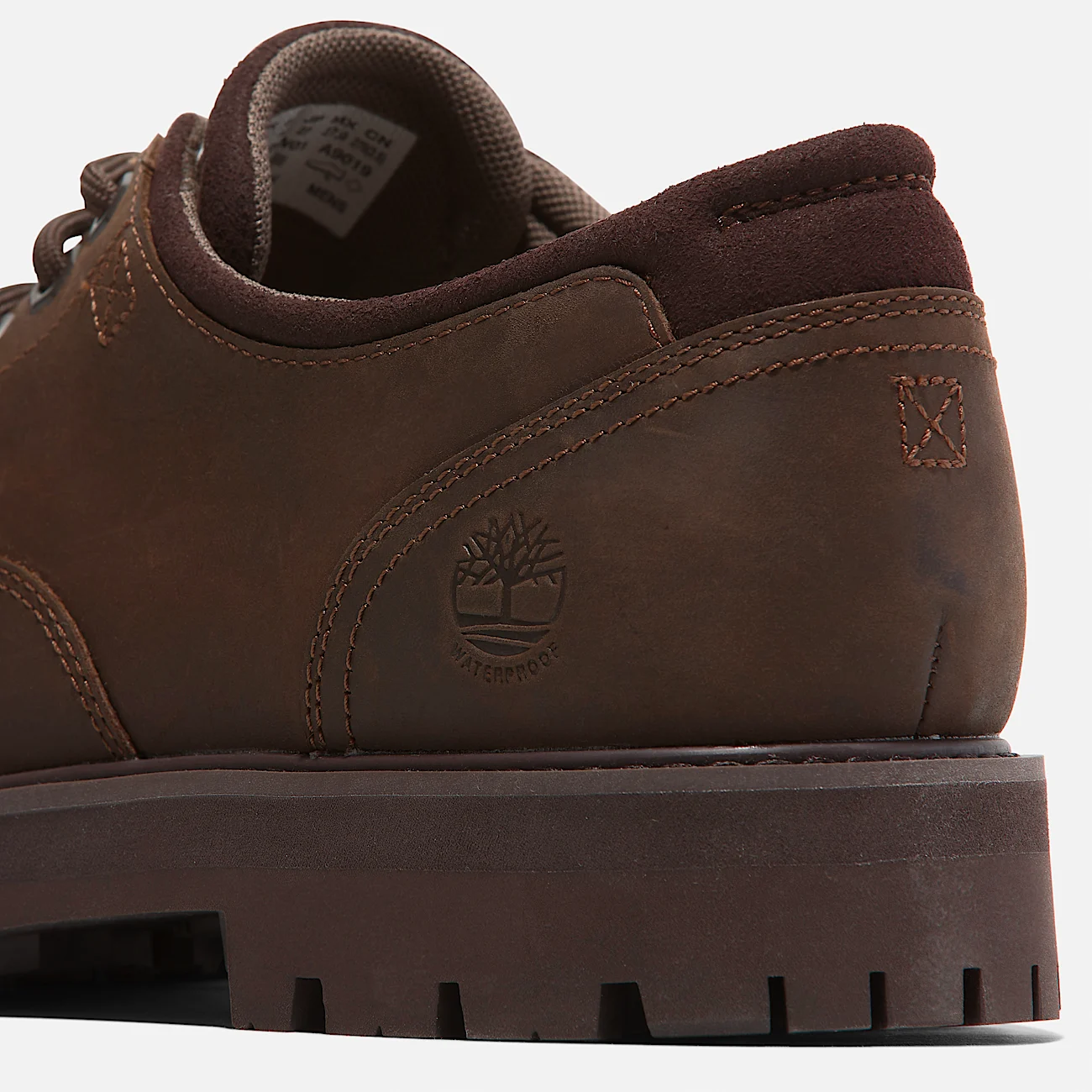 Mens Britton Road Waterproof Shoe TBL Dark Brown FullGrain ALT7