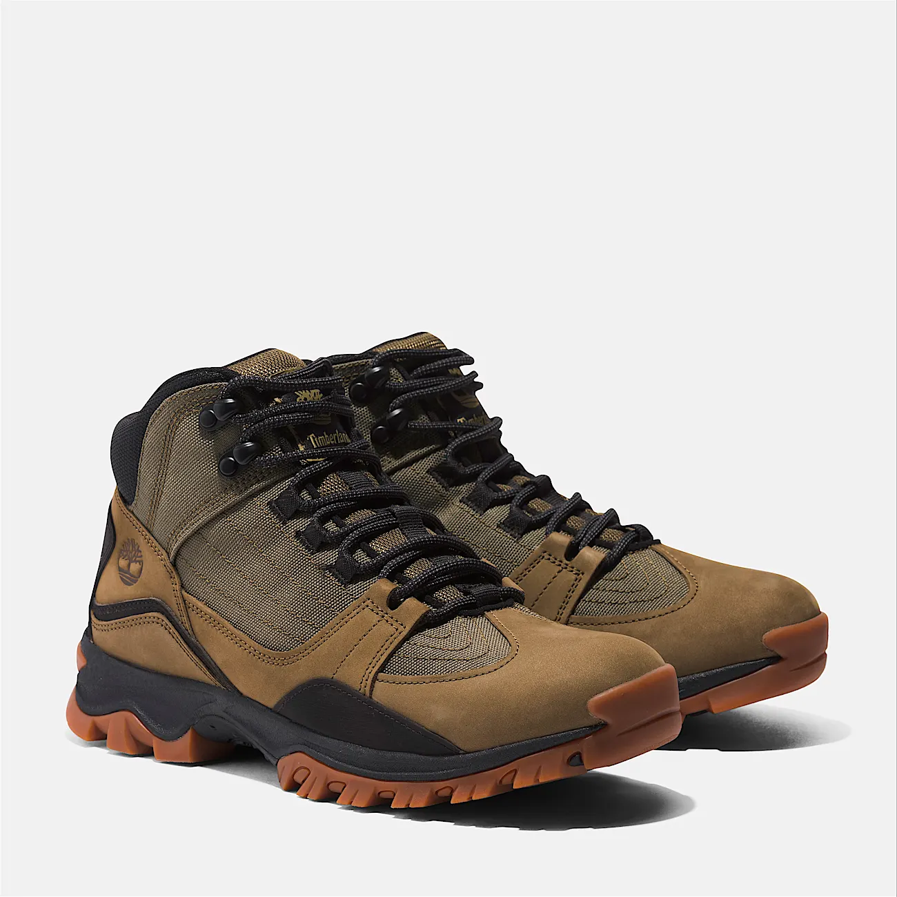 Mens Mt Maddsen Mid Hiking Boot TBL Olive Nubuck ALT4