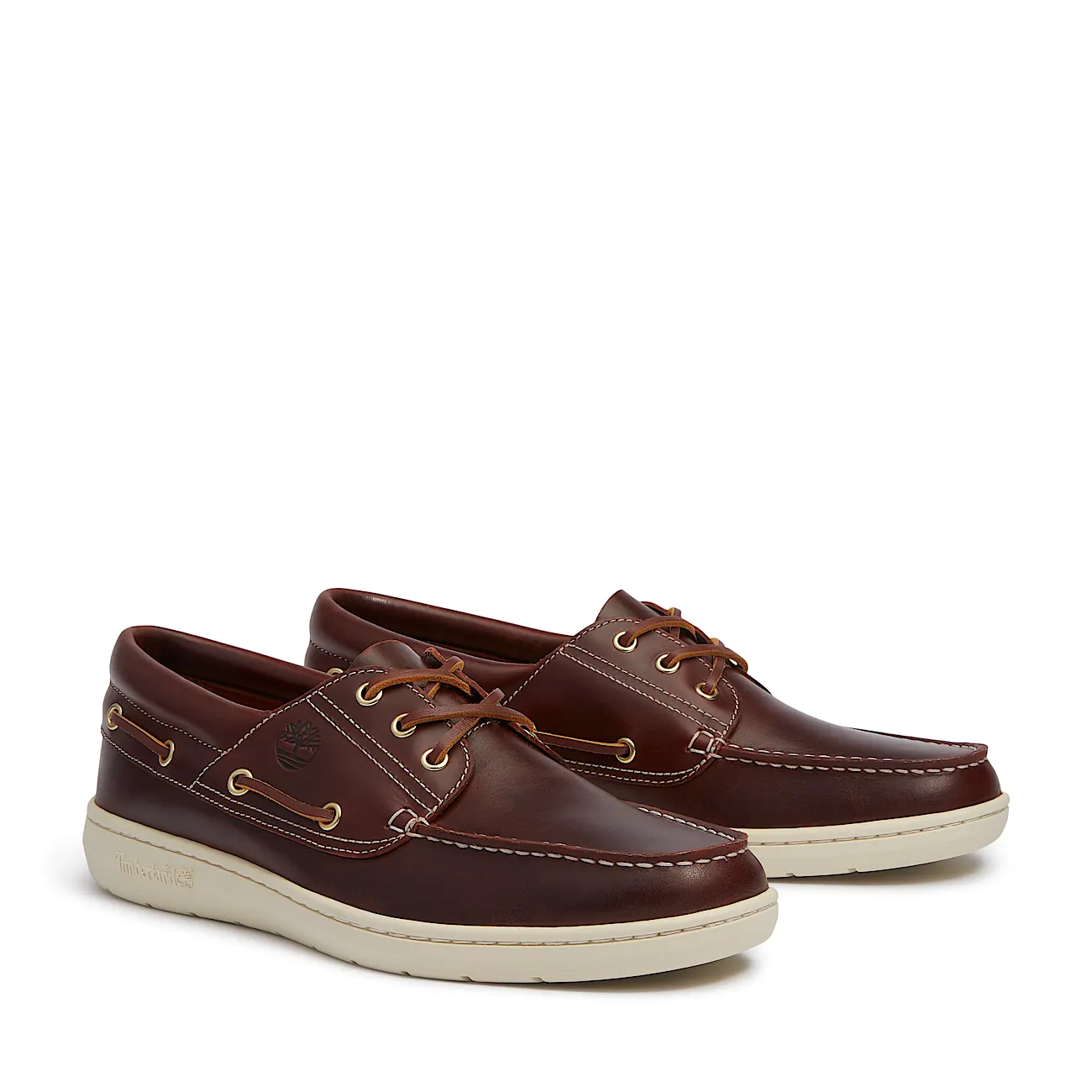 Mens Timberland Portofino Pier Boat Shoe TBL Burgundy FullGrain ALT4