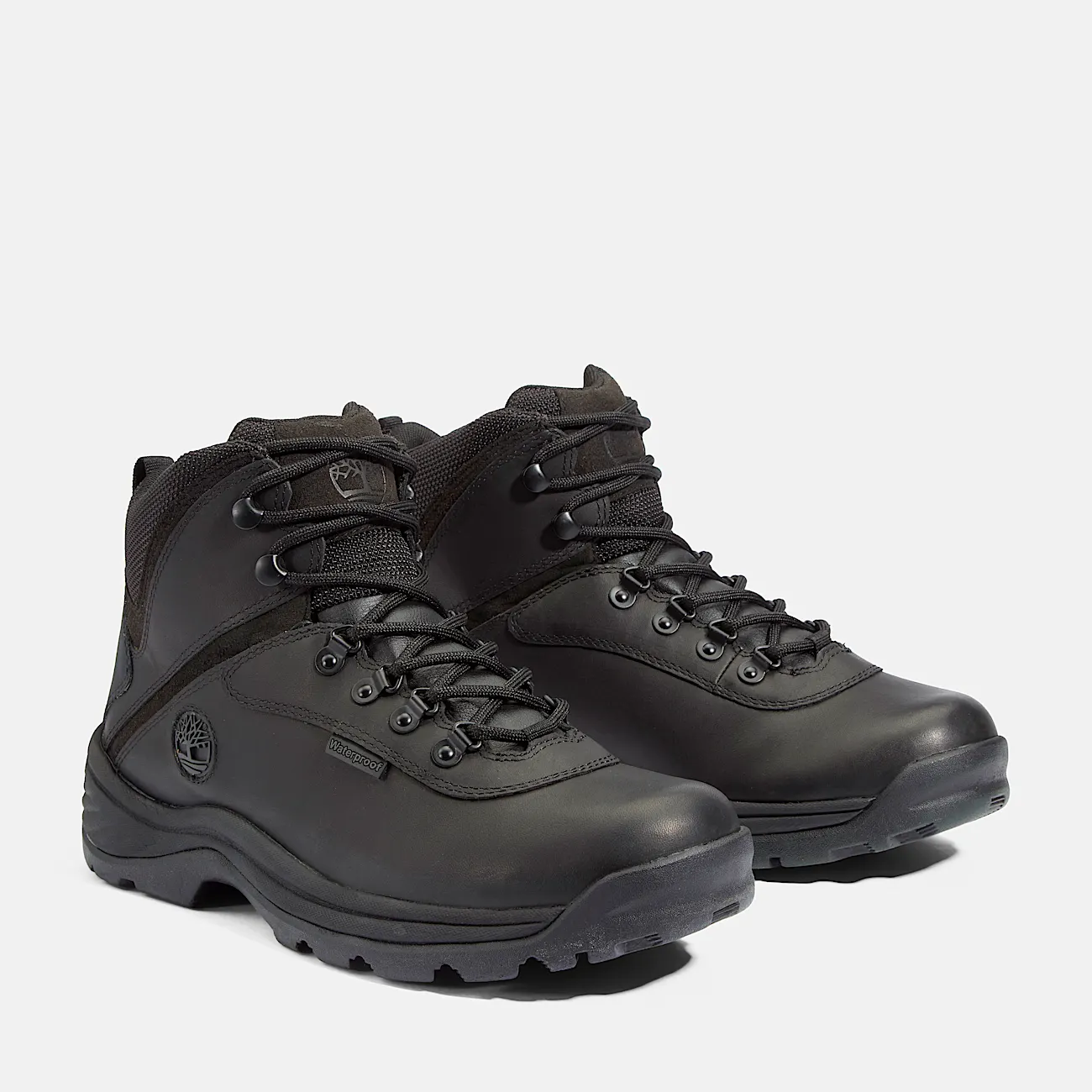 Mens White Ledge Mid Waterproof Hiking Boot TBL Black ALT4