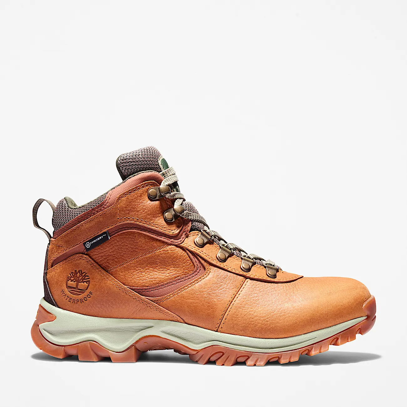 Mens Mt Maddsen Mid Waterproof Hiking Boot TBL Light Brown HERO