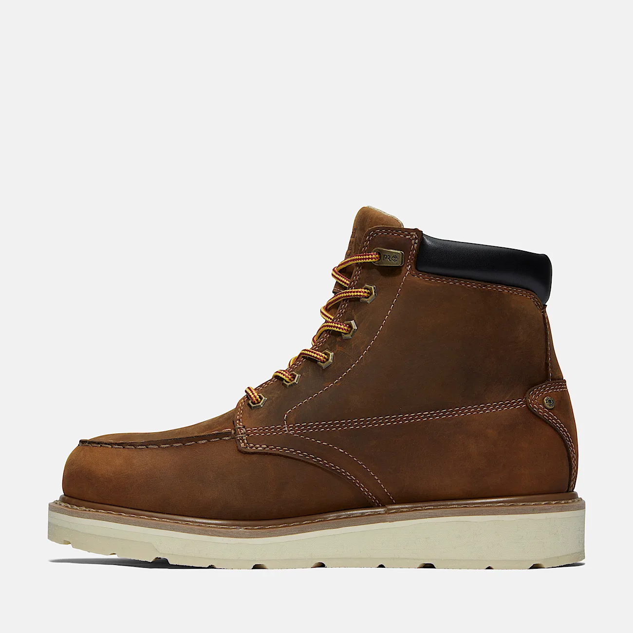 Mens Timberland PRO Gridworks 6 Waterproof MocToe Work Boot TBL Brown FullGrain ALT6