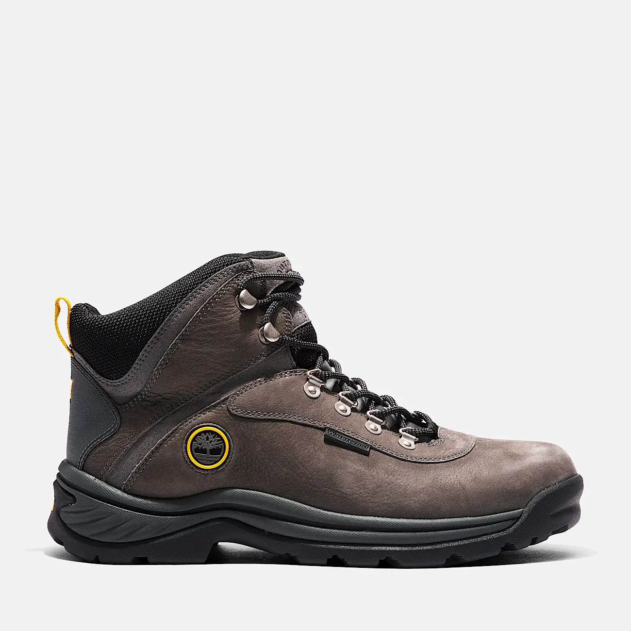 Mens White Ledge Mid Waterproof Hiking Boot TBL Castle Grey HERO