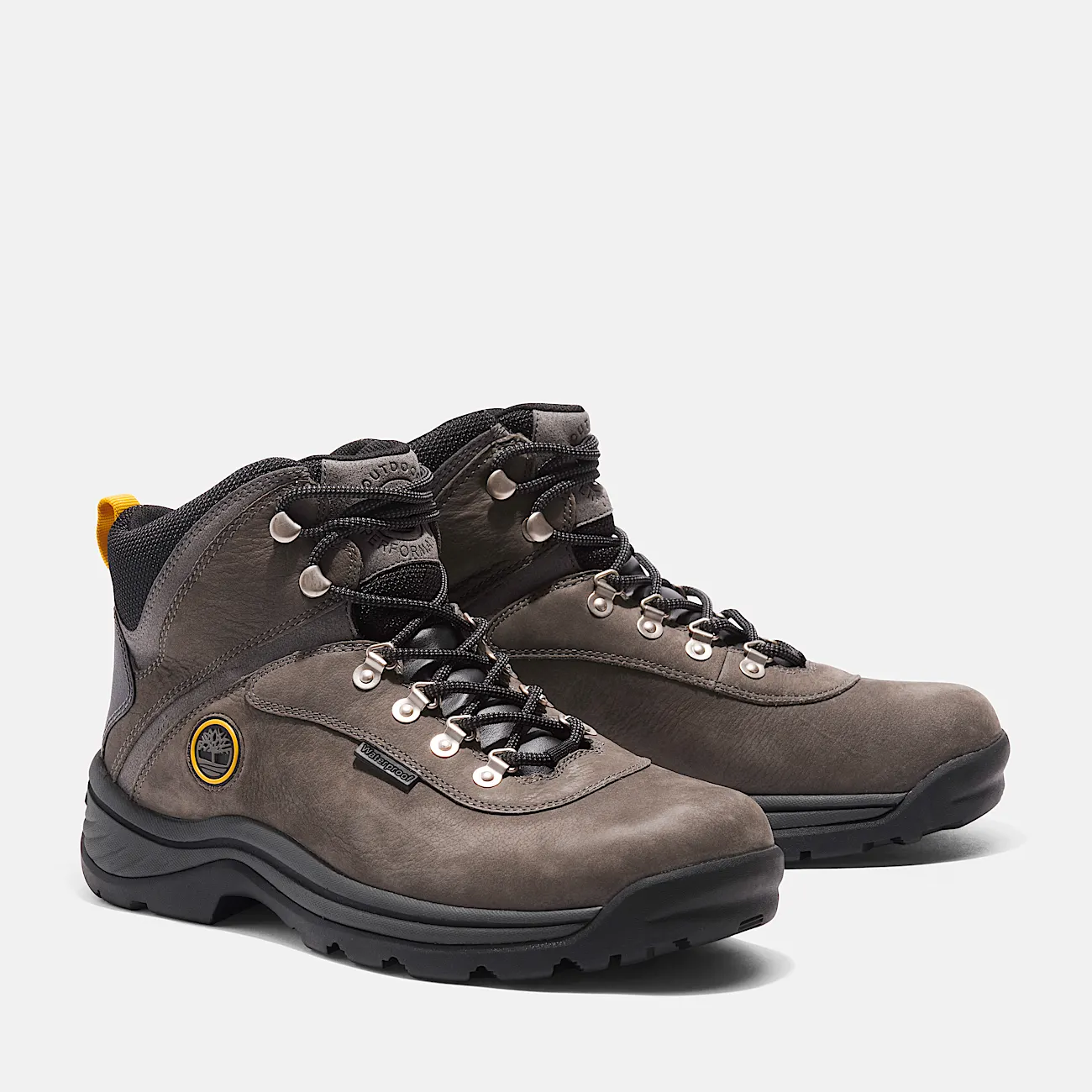 Mens White Ledge Mid Waterproof Hiking Boot TBL Castle Grey ALT4