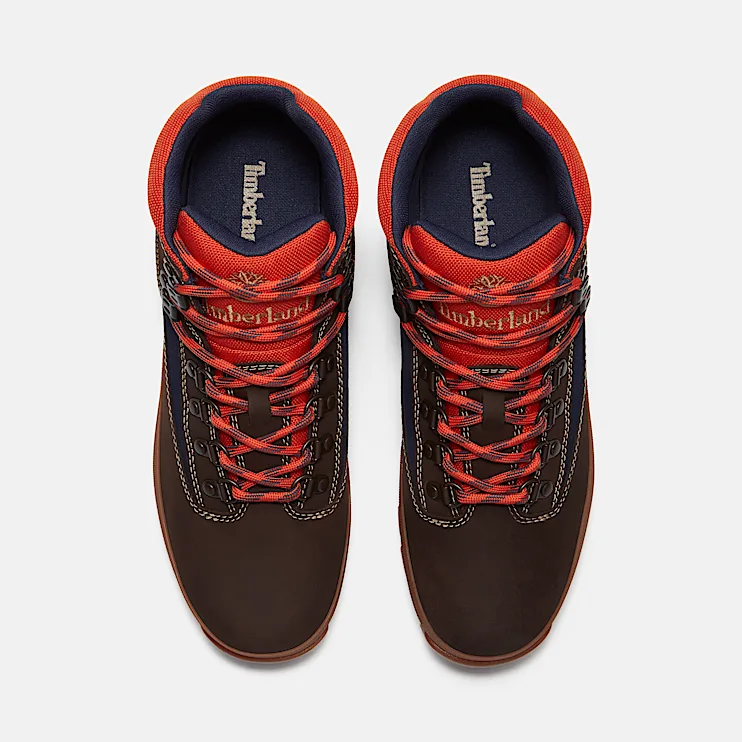 Mens Euro Hiker TBL Dark Brown NubuckDark Blue ALT2