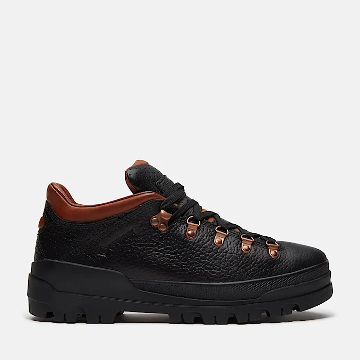 Mens World Hiker Low with GORETEX Membrane TBL Black FullGrainRust HERO