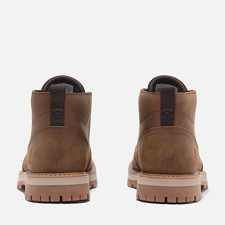 Mens Britton Road Mid Waterproof Chukka Boot TBL Rust FullGrain ALT5