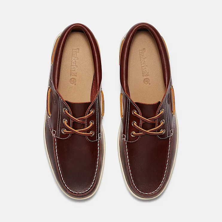 Mens Timberland Portofino Pier Boat Shoe TBL Burgundy FullGrain ALT2