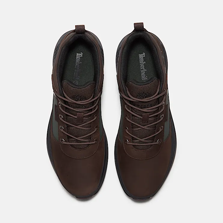 Mens Field Trekker Sneaker TBL Dark Brown NubuckDark Green ALT2