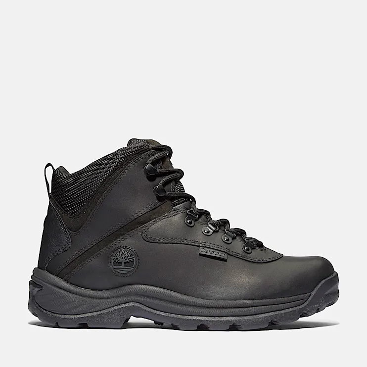 Mens White Ledge Mid Waterproof Hiking Boot TBL Black HERO