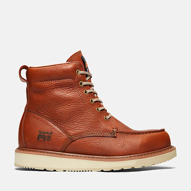 Mens Wedge 6 Work Boot TBL Brown HERO