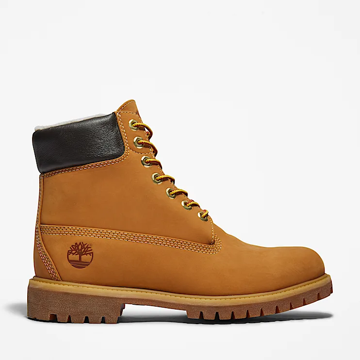 Mens Timberland Premium 6Inch Waterproof WarmLined Boot TBL Wheat HERO